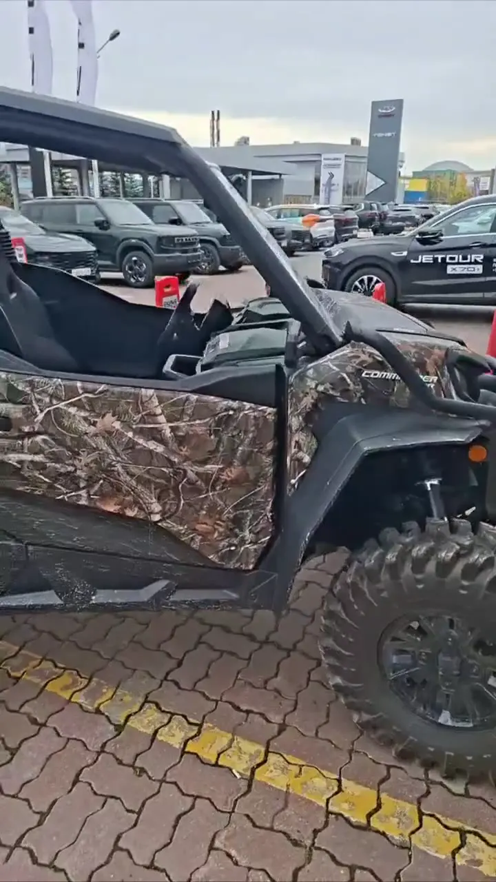 Can-Am Commander 1000R, камуфляж в салоне, фото 3